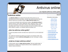 Tablet Screenshot of antivirusonline.cc